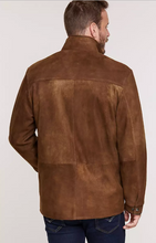 Load image into Gallery viewer, Simon Italian Lambskin Leather Car Coat