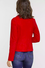 Load image into Gallery viewer, Nicky Reversible Goatskin Suede Leather Jacket