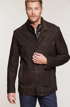 Load image into Gallery viewer, Udo Waxed Lambskin Leather Moto Jacket