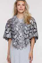 Load image into Gallery viewer, Paradise Floral Lambskin Leather Cape