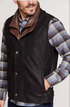 Load image into Gallery viewer, Falcon Buffed Lambskin Leather Vest