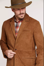Load image into Gallery viewer, Carleton Goatskin Suede Blazer