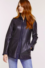 Load image into Gallery viewer, Adele Reversible Italian Lambskin Suede Jacket
