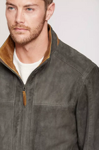 Load image into Gallery viewer, Barcelona Lambskin Suede Leather Jacket