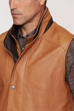 Load image into Gallery viewer, Falcon Lambskin Leather Vest
