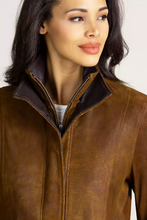 Load image into Gallery viewer, Rory Distressed Lambskin Leather Jacket