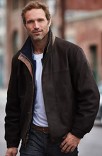 Load image into Gallery viewer, Romano Leather Jacket - Big &amp; Tall (48L-52L)
