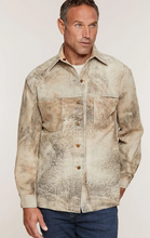 Load image into Gallery viewer, Chase Reversible Lambskin Leather Shirt Jacket - Tall (40L - 48L)