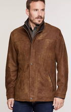 Load image into Gallery viewer, Simon Italian Lambskin Leather Car Coat