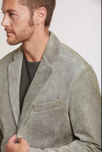 Load image into Gallery viewer, Canyon 2-Button Distressed Lambskin Leather Blazer - Tall (40L - 46L)