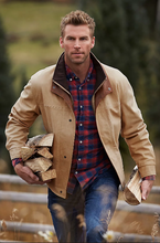 Load image into Gallery viewer, Romano Italian Calfskin Leather Jacket - Tall (40L - 46L)