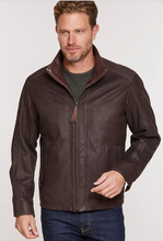 Load image into Gallery viewer, Barcelona Lambskin Leather Jacket