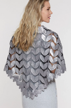 Load image into Gallery viewer, Paradise Floral Lambskin Leather Cape