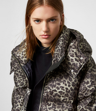 Load image into Gallery viewer, KALA LEOPARD PUFFER COAT