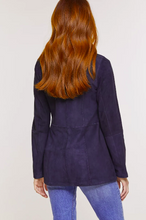 Load image into Gallery viewer, Adele Reversible Italian Lambskin Suede Jacket