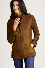 Load image into Gallery viewer, Rory Distressed Lambskin Leather Jacket