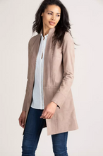 Load image into Gallery viewer, Jessie Reversible Italian Goatskin Suede Leather Jacket