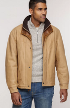 Load image into Gallery viewer, Romano Italian Calfskin Leather Jacket - Tall (40L - 46L)