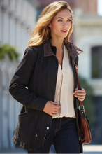 Load image into Gallery viewer, Juniper Lambskin Leather Coat