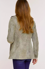 Load image into Gallery viewer, Rory Distressed Lambskin Leather Jacket