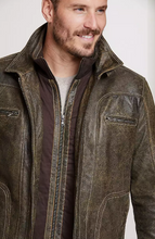 Load image into Gallery viewer, Memphis Lambskin Leather Bomber Moto Jacket