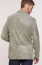 Load image into Gallery viewer, Canyon 2-Button Distressed Lambskin Leather Blazer - Tall (40L - 46L)