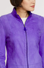 Load image into Gallery viewer, Nicky Reversible Goatskin Suede Leather Jacket