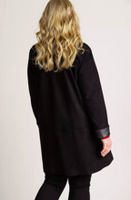 Load image into Gallery viewer, Sophie Lambskin Suede Leather Swing Coat