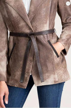 Load image into Gallery viewer, Destiny Italian Lambskin Suede Jacket