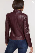 Load image into Gallery viewer, Melissa Italian Lambskin Leather Jacket
