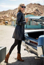 Load image into Gallery viewer, Mia Italian Lambskin Leather Coat