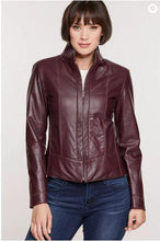 Load image into Gallery viewer, Melissa Italian Lambskin Leather Jacket