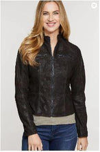 Load image into Gallery viewer, Heather Italian Lambskin Suede Jacket