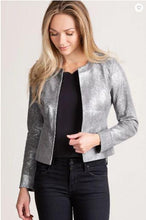 Load image into Gallery viewer, Madeline Cropped Lambskin Leather Jacket