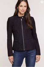 Load image into Gallery viewer, Hailey Goatskin Suede Moto Jacket