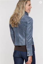 Load image into Gallery viewer, Rita Distressed Lambskin Leather Jacket