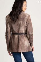 Load image into Gallery viewer, Destiny Italian Lambskin Suede Jacket