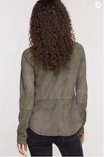 Load image into Gallery viewer, Arden Italian Lambskin Suede Shirt Jacket