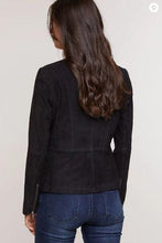 Load image into Gallery viewer, Hailey Goatskin Suede Moto Jacket