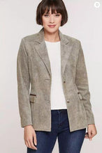 Load image into Gallery viewer, Francesca Embossed Italian Lambskin Leather Blazer