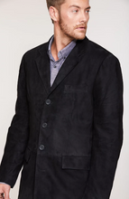 Load image into Gallery viewer, Jerry Suede Leather Blazer Walking Coat
