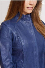 Load image into Gallery viewer, Azura Washed Lambskin Leather Jacket