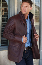 Load image into Gallery viewer, Montreaux Moroccan Lambskin Leather Blazer