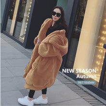 Load image into Gallery viewer, Winter Faux Fur Coat Women