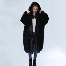 Load image into Gallery viewer, Winter Faux Fur Coat Women