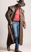 Load image into Gallery viewer, Montgomery Lambskin Leather Duster