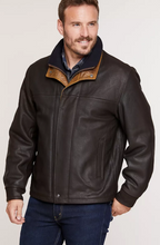 Load image into Gallery viewer, Romano Leather Jacket - Big (48-52)