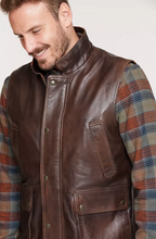 Load image into Gallery viewer, Haddington Lambskin Leather Vest