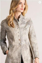 Load image into Gallery viewer, Zena New Zealand Lambskin Leather Frock Coat