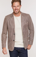 Load image into Gallery viewer, Hudson Embossed Lambskin Suede Blazer